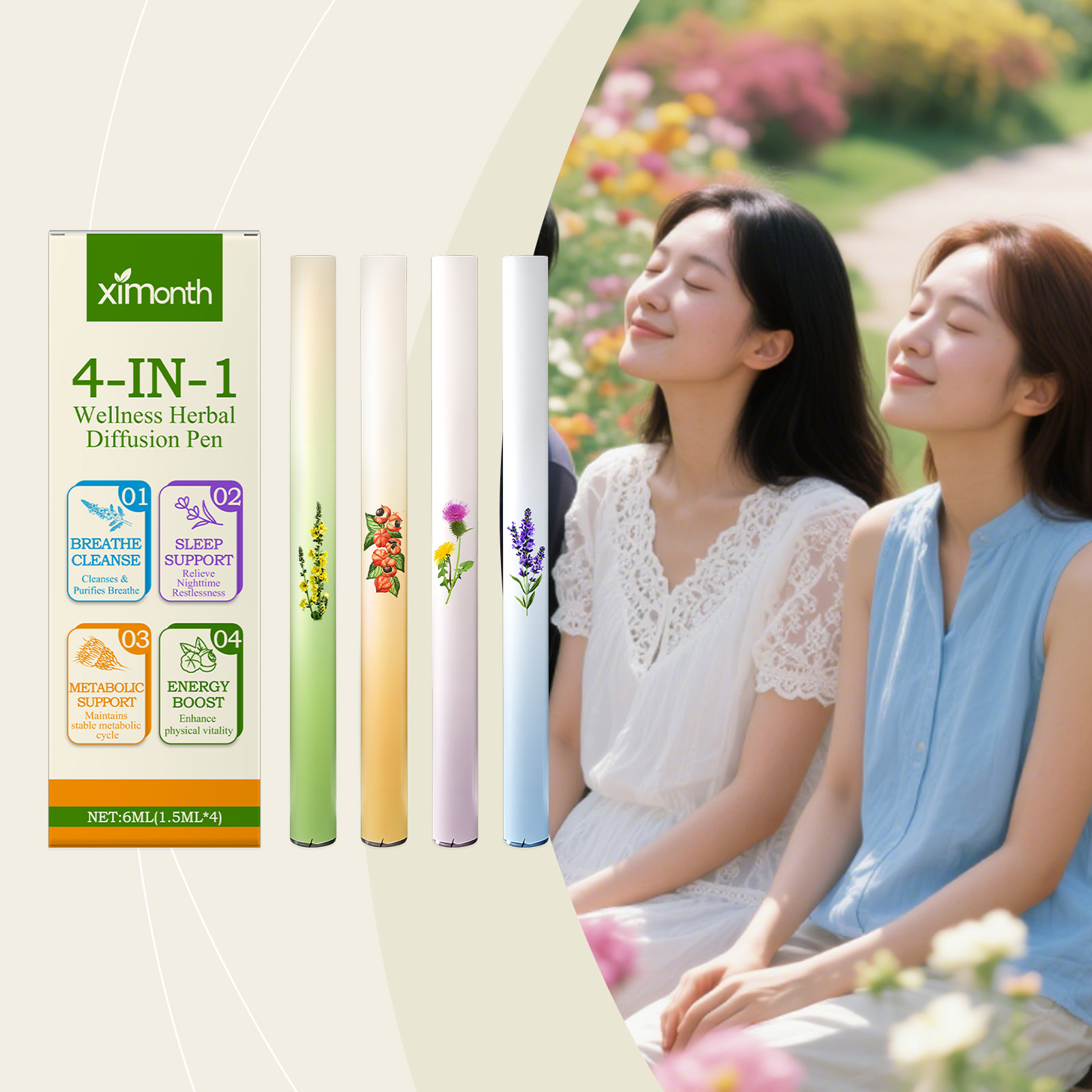 Natural Herbal Wellness - 4 w 1 Ziołowy Stymulant Energetyczny