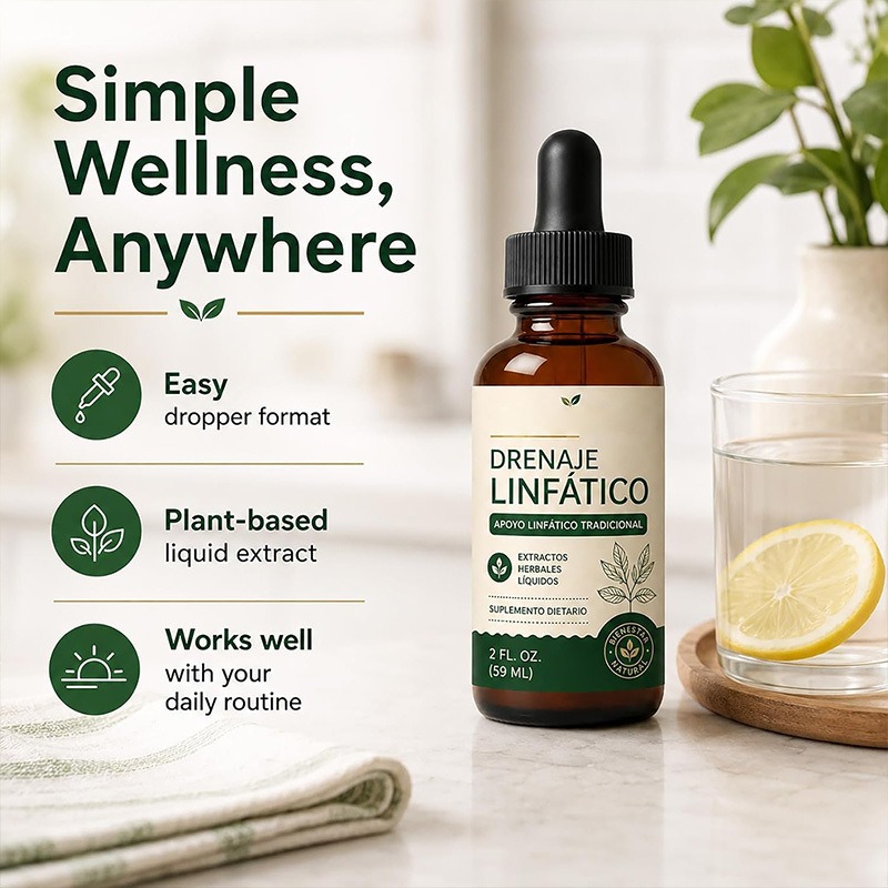 Natural Herbal Wellness - 59ml Naturalne ziołowe krople wspomagające drenaż
