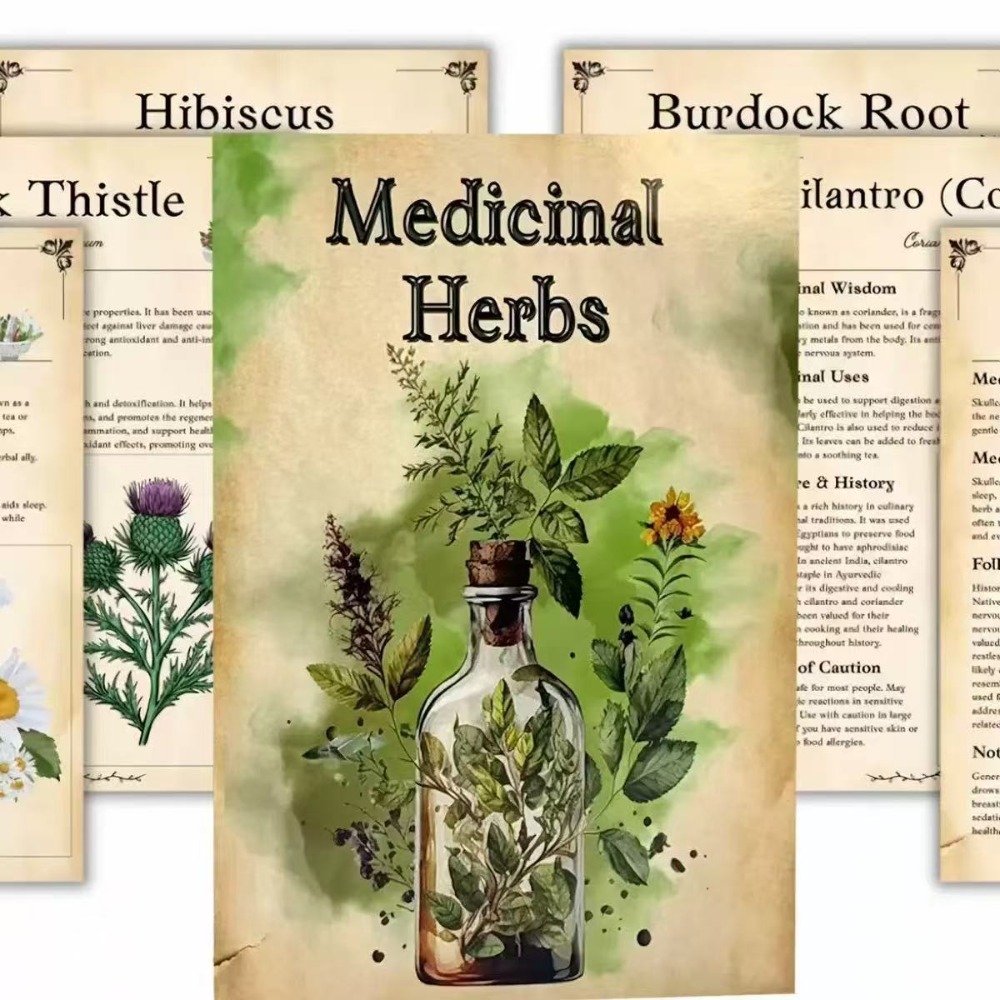 Natural Herbal Wellness - Zioła lecznicze: Wizualny przewodnik do identyfikacji