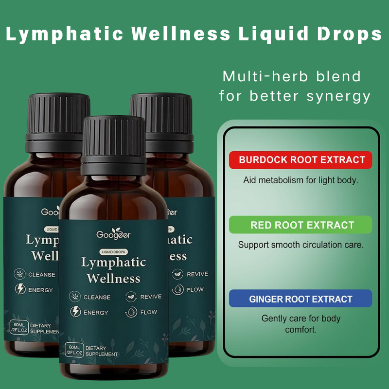 Natural Herbal Wellness - 60ml Płynny Preparat Wspomagający Działanie Limfatyczne