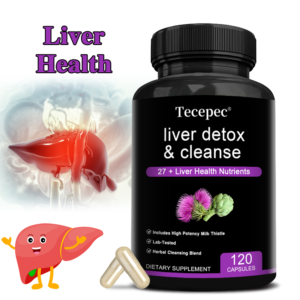 Herbal Wellness Supplement - Kapsułki wspomagające funkcję wątroby z mieszanką